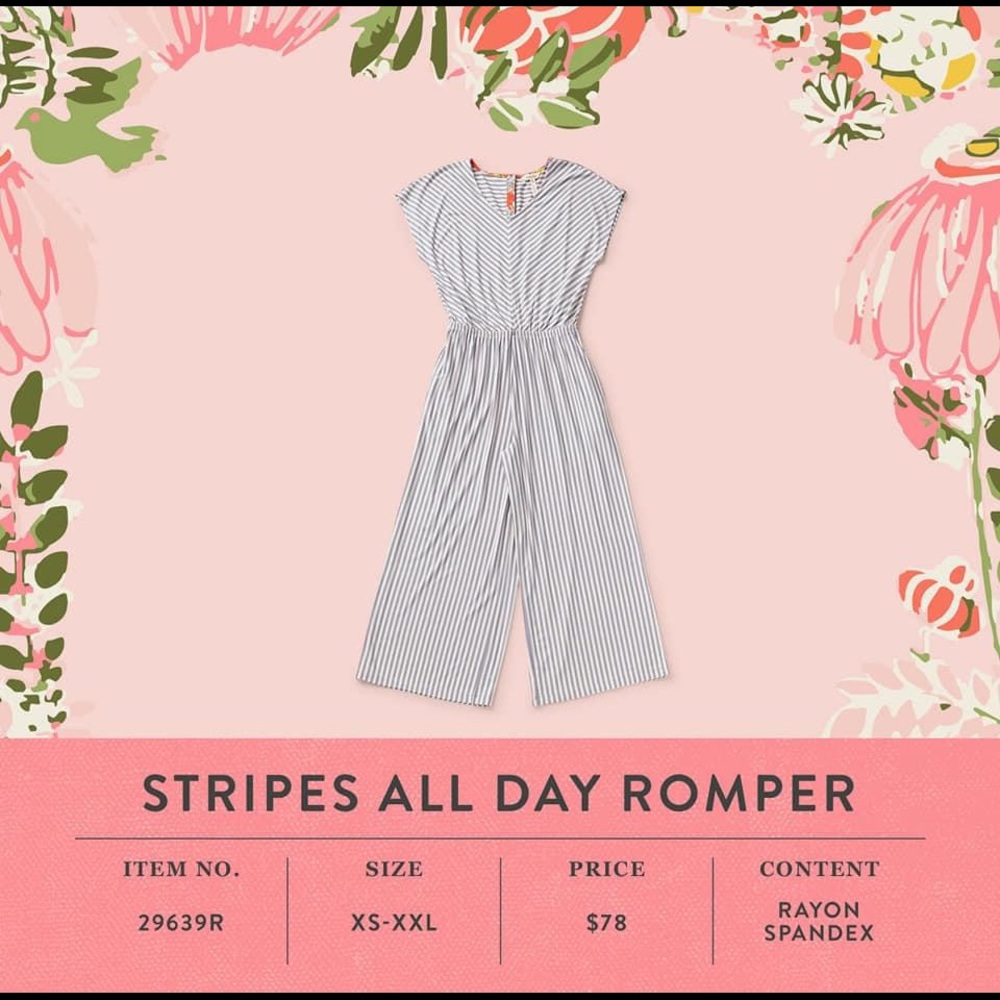 Matilda Jane Stripes All Day Romper